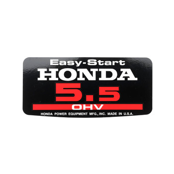 Honda OEM 87101ZE7W12 MARK (5.5 ES) Honda Original Part
