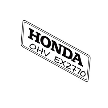 Honda OEM 87101-ZE8-900 - MARK TOP COVER -  Honda Original Part