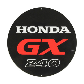 Honda OEM 87521ZE2W04 EMBLEM (GX240) Honda Original Part