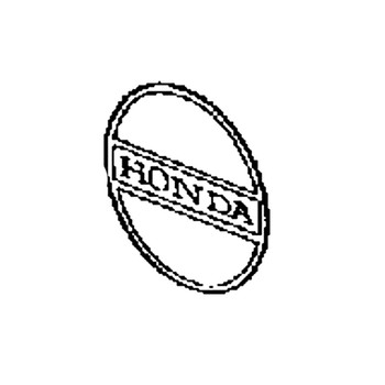 Honda OEM 87521-ZG0-810 - EMBLEM -  Honda Original Part
