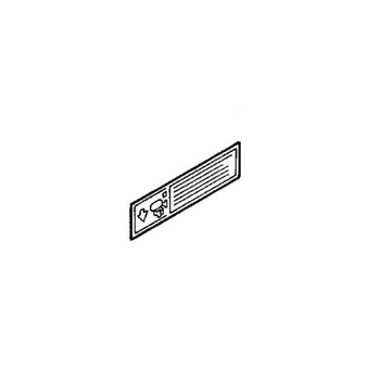 Honda OEM 87524-ZE7-000 - LABEL - Honda Original Part - Image 1