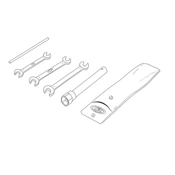 Honda OEM 89000-865-000 - TOOL KIT -  Honda Original Part