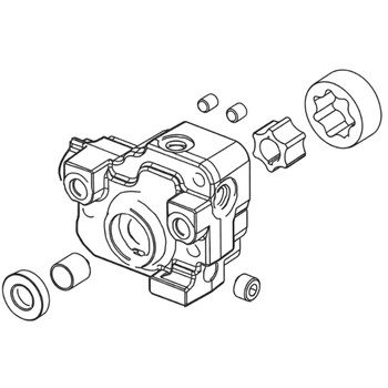Tuff Torq OEM 1A705026400 Pump Body Complete Tuff Torq Original Part