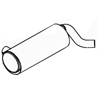 Hustler OEM 796755 - MUFFLER 26HP KAW LC - Hustler Original Part - NO LONGER AVAILABLE