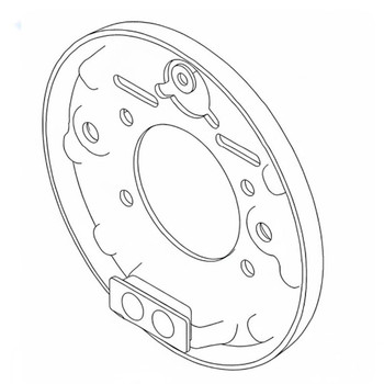 TORO 100-8586 - BACKING PLATE ASM - Original OEM part