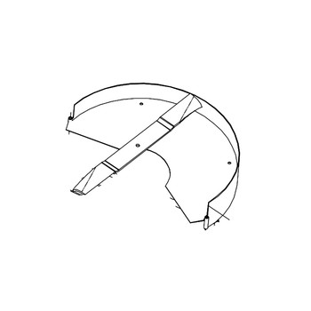 TORO 100-9666-03 - CENTER BAFFLE ASM - Original OEM part