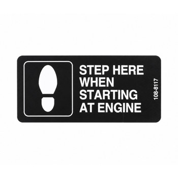 TORO 1088117 DECALPLACEMENT FOOT Original OEM part