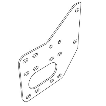 TORO 110-0830-03 - PLATE-MOUNT BAGGER - Original OEM part