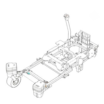TORO 110-0891 - KIT Z500 DFS MOUNT ON Z593D/Z595D - Original OEM part