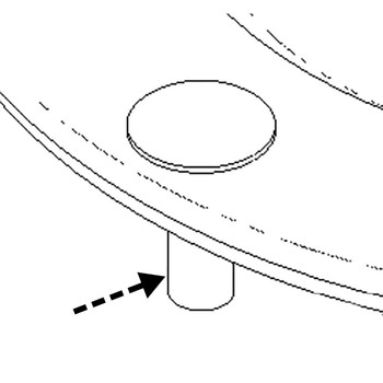 TORO 114-8195 - BOLT-NECK RIBBED - Original OEM part - Image 1