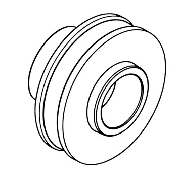 TORO 116-9471 - PULLEY-MULE DRIVE - Original OEM part