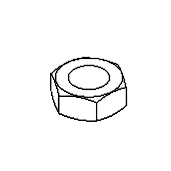 TORO 116-9714 - NUT-HJ - Original OEM part - Image 1