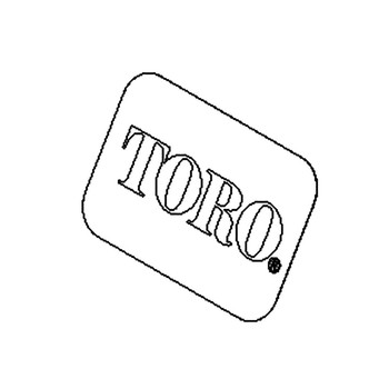 TORO 117-0871 - DECAL - Original OEM part - Image 1