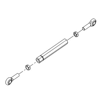 TORO 119-0383 - DECK LIFT LINK ASM - Original OEM part - Image 1