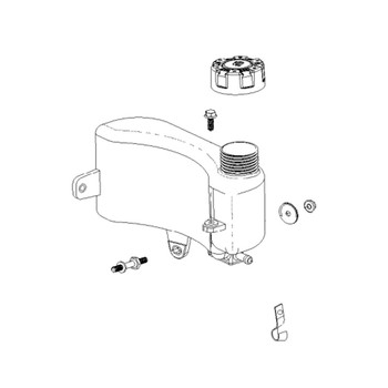 TORO 119-1915 - FUEL TANK KIT (CAP AND HARDWARE) - Original OEM part