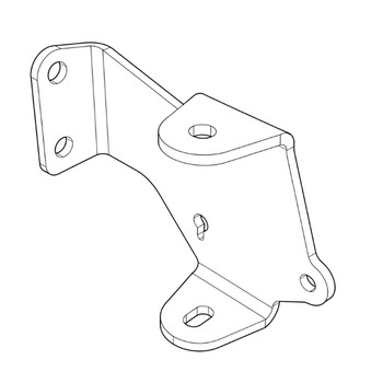 TORO 121-0737-01 - MOUNT-HYDRO REAR (RH) - Original OEM part