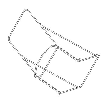 TORO 121-1399-03 - FRAME-BAG - Original OEM part - Image 1