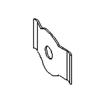 TORO 121-2336 - SPRING-FLAT - Original OEM part - Image 1