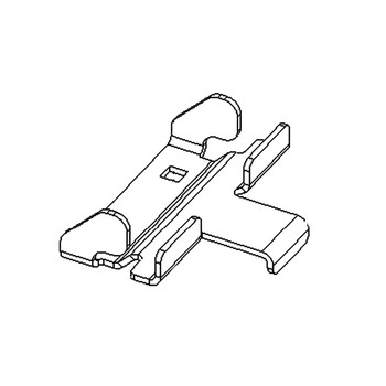 TORO 121-9196 - BRACKET-CHUTE - Original OEM part - Image 1