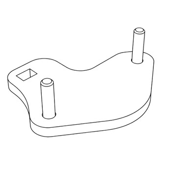 TORO 127-6765 - RH PLATE ASM (W/STUDS) - Original OEM part