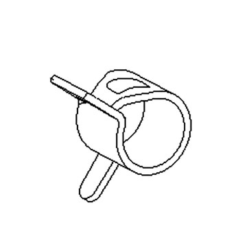 TORO 127-9187 - CLAMP-HOSE - Original OEM part - Image 1