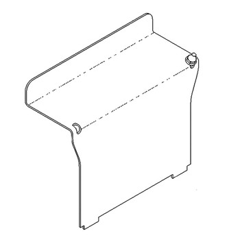 TORO 130-6635-01 - BRACKET-HOLD DOWN BATTERY - Original OEM part - Image 1