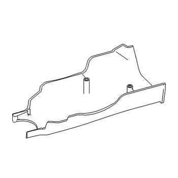 TORO 130-6709 - COVER-BELT REAR - Original OEM part - Image 1