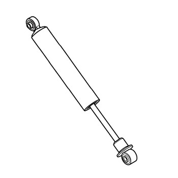 TORO 132-1803 - REAR SHOCK ABSORBER ASM - Original OEM part