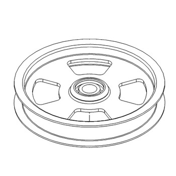 TORO 132-9424 - PULLEY-IDLER FLAT - Original OEM part - Image 1