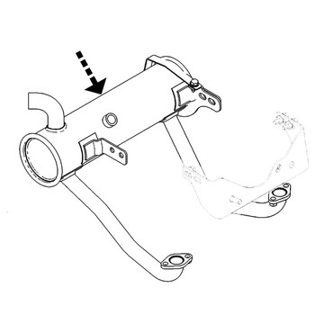 TORO 133-4634 - MUFFLER-KOHLER - Original OEM part - Image 1