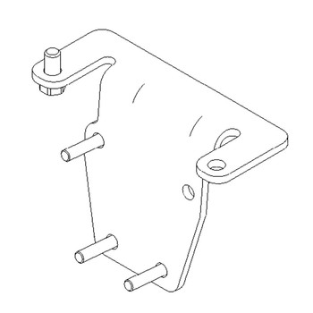 TORO 133-9284-03 - BRACKET-MOUNT BRAKE - Original OEM part - Image 1