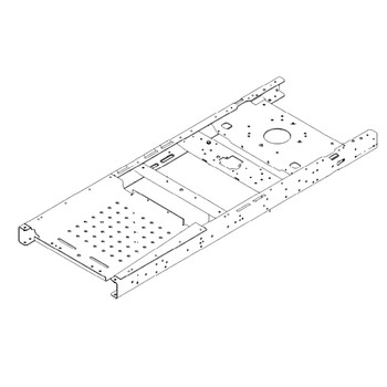 TORO 135-0508-01 - RIVETED FRAME ASM (WIDE LEVER) - Original OEM part