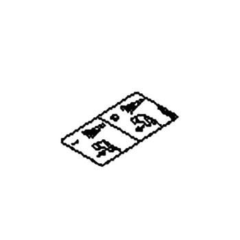 TORO 135-6728 - DECAL-BUTTON FOOT (SPRAY) - Original OEM part - Image 1