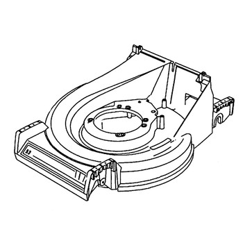 TORO 13-5879 - HOUSING W/DECAL (R&S) - Original OEM part