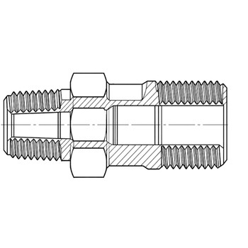 TORO 1359206 3/8 X 5/8 STRAIGHT THREAD CONNECTOR Original OEM part