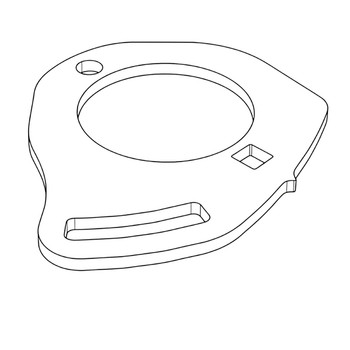 TORO 136-1298-03 - PLATE-MOTOR - Original OEM part