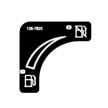 TORO 1367825 DECALVALVE FUEL Original OEM part