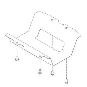 TORO 137-7065 - KIT-BAGGING MUFFLER SHIELD - Original OEM part