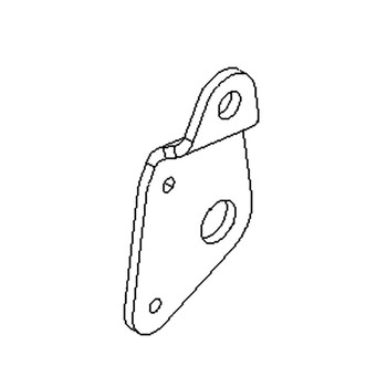 TORO 137-7086 - PLATE-FOOTLIFT - Original OEM part - Image 1