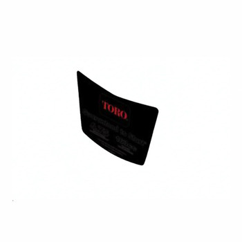 TORO 1379136 DECALENGINE Original OEM part