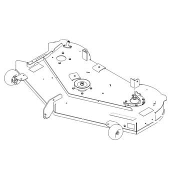 TORO 138-9764 - 50 INCH DECK AND DECAL ASM - Original OEM part - Image 1