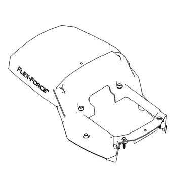 TORO 139-6638 - SHROUD-UPPER - Original OEM part - Image 1