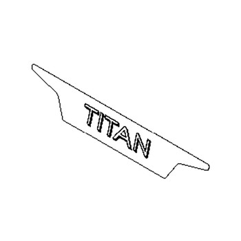 TORO 139-7469 - DECAL-TITAN - Original OEM part - Image 1