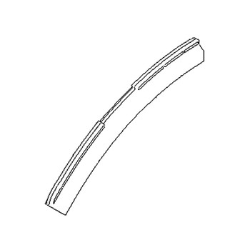 TORO 140-2367 - GUIDE-CURVED LH (RWD) - Original OEM part - Image 1