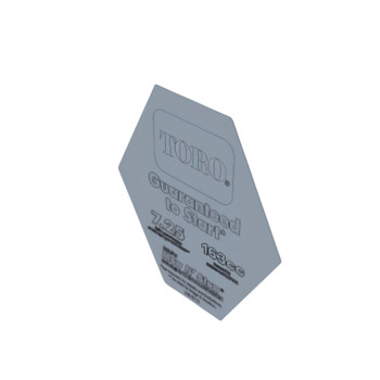 TORO 1403773 DECALENGINE Original OEM part