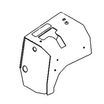 TORO 140-4866 - LH COVER ASM - Original OEM part - Image 1