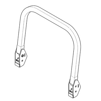 TORO 142-2385 - ASM ROPS UPPER W/DECAL - Original OEM part