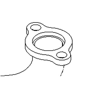 TORO 1-653313 - GASKET-EXHAUST - Original OEM part - Image 1