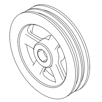 TORO 43-5320-03 - PULLEY-PTO - Original OEM part