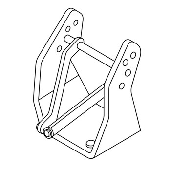 TORO 740355 - SUPPORT AY-HANDLE *B - Original OEM part